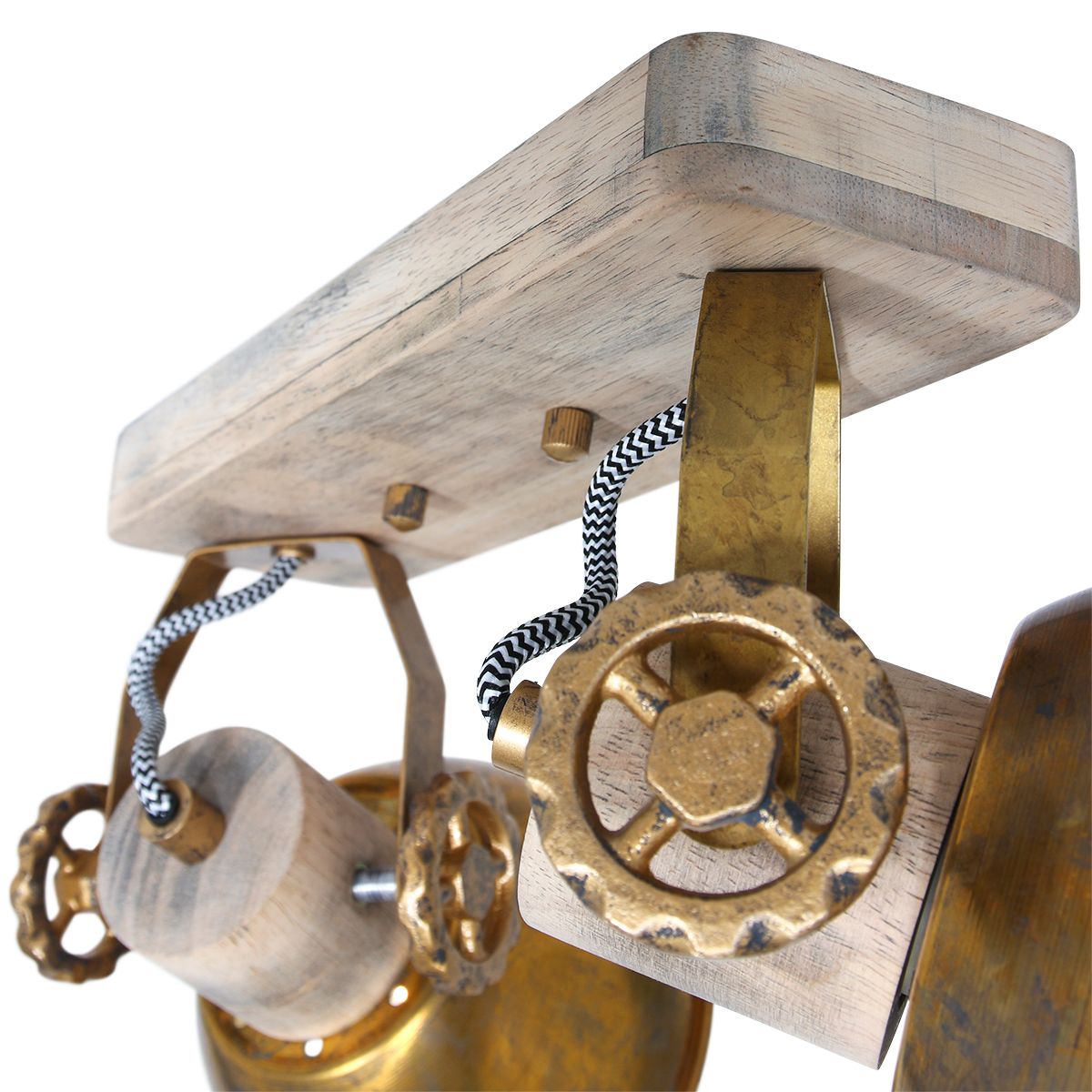 Trendy 2-flammige Deckenleuchte Mexlite Gearwood – Bild 14