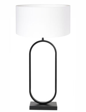 trendy-ovale-tischleuchte-weisser-lampenschirm-light-&-living-jamiri-schwarz-8431zw