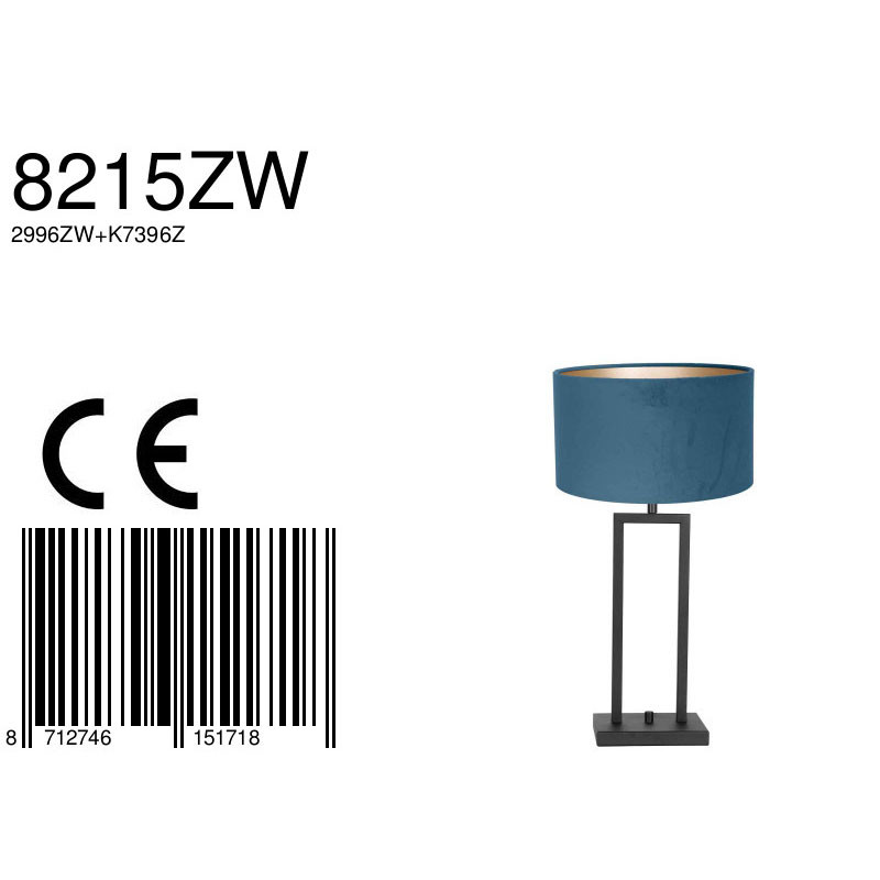 Trendy Tischleuchte runder Lampenschirm Steinhauer Stang – Bild 8