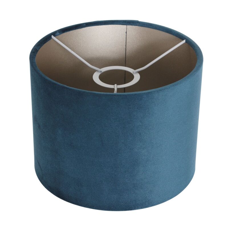 trendy-wandleuchte-mit-blauem-lampenschirm-steinhauer-stang-schwarz-8251zw-5
