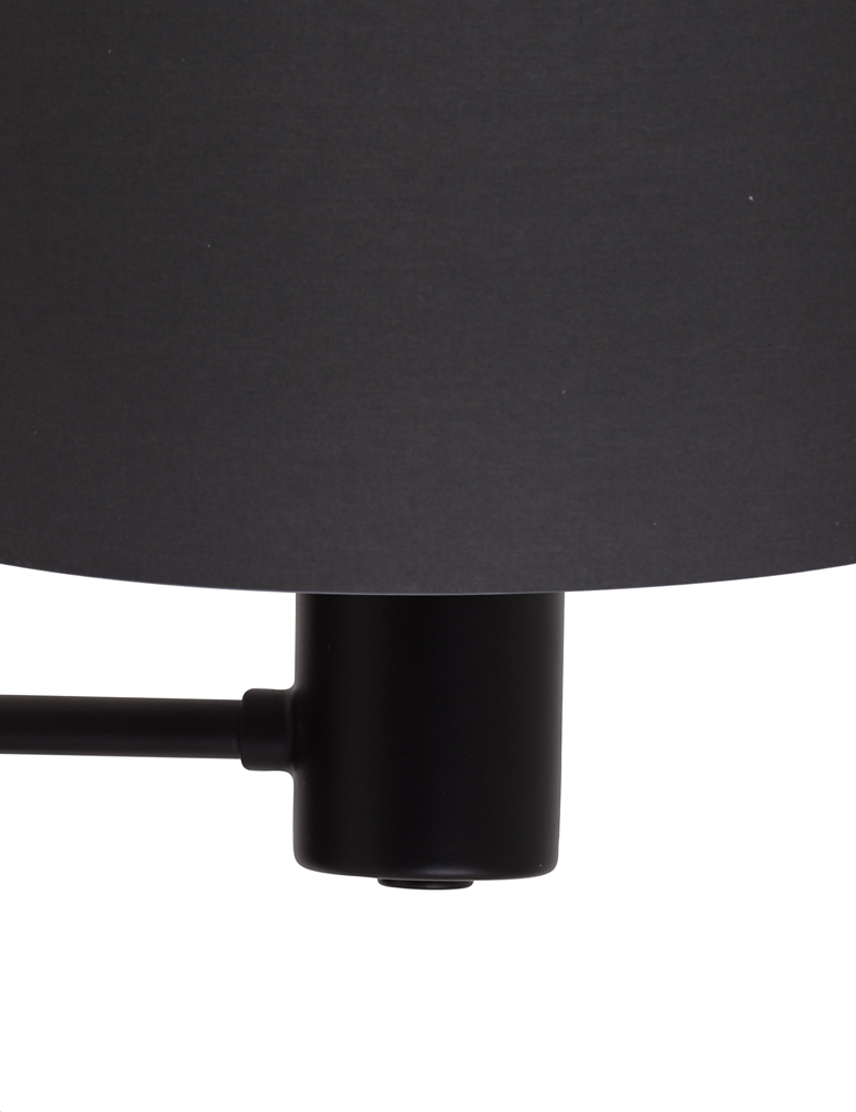 Trendy Wandleuchte mit Leselampe Light & Living Montana schwarz – Bild 2