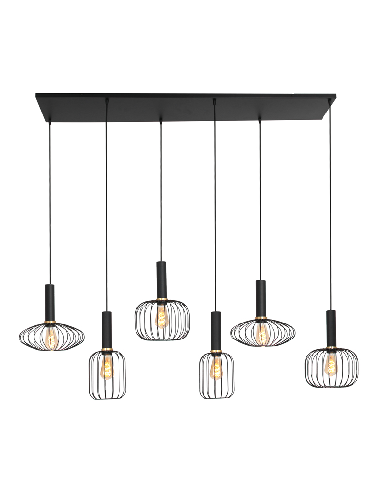 verspielte-6-flammige-esszimmerleuchte-mexlite-aureole-schwarz-3072zw