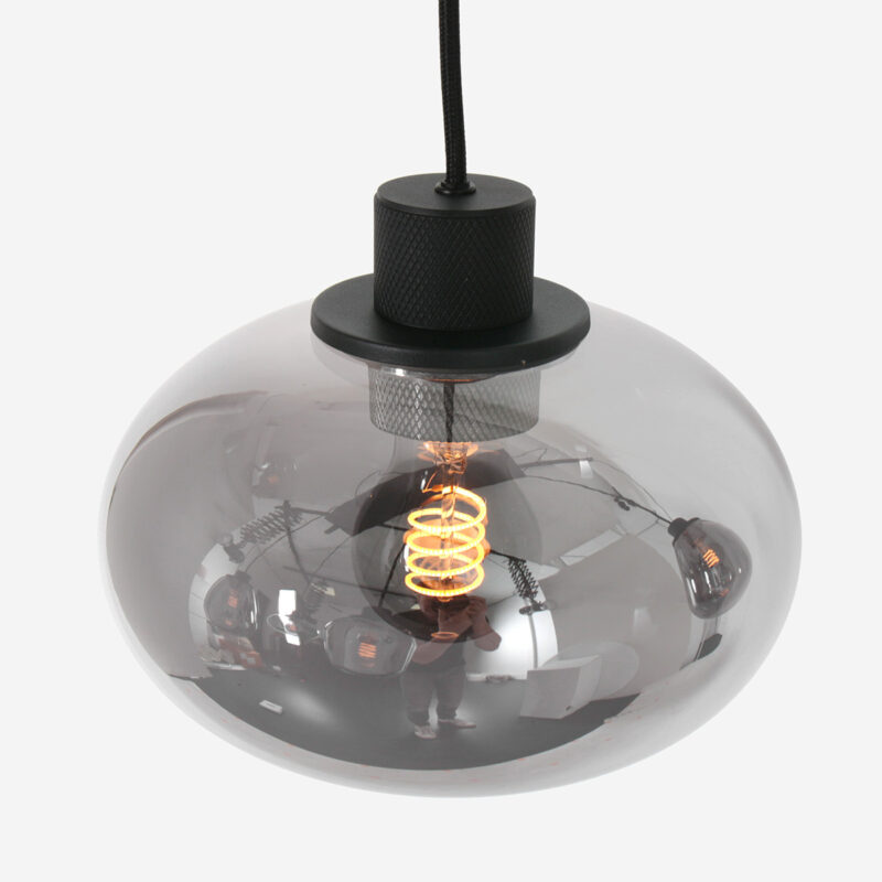 verspielte-esszimmerlampe-rauchglas-steinhauer-reflexion-schwarz-3078zw-8