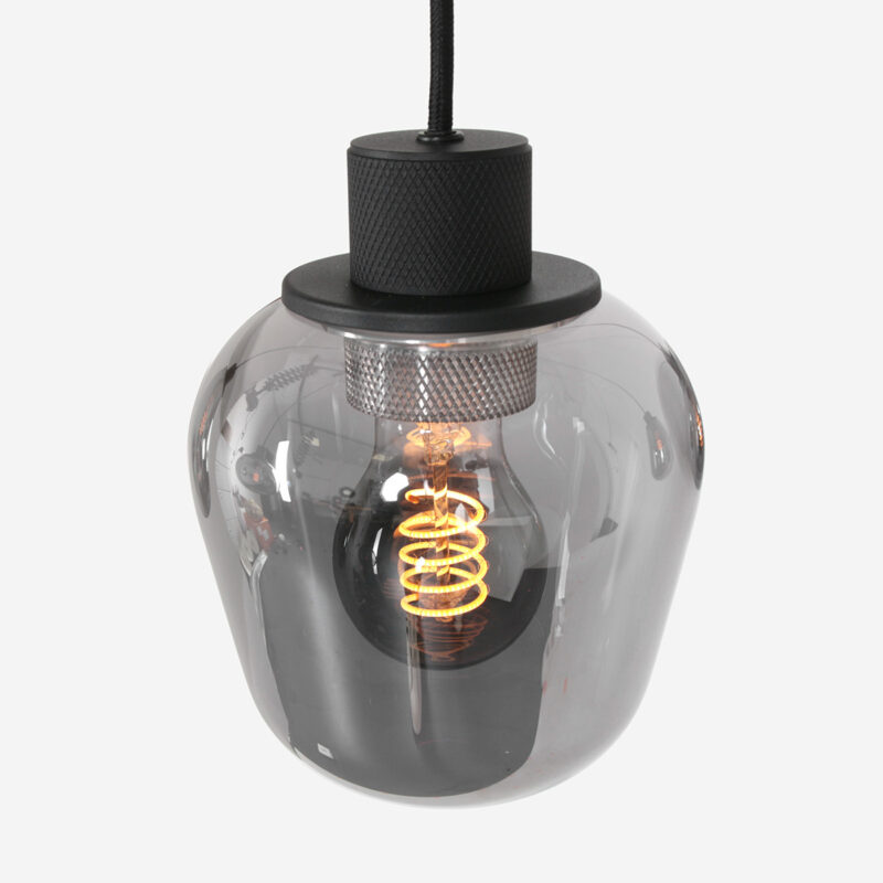 verspielte-esszimmerlampe-rauchglas-steinhauer-reflexion-schwarz-3078zw-9