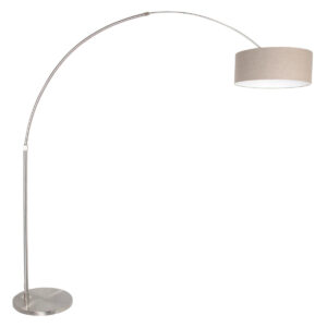 verstellbare-bogenlampe-steinhauer-sparkled-light-mattglas-und-schwarz-9904st