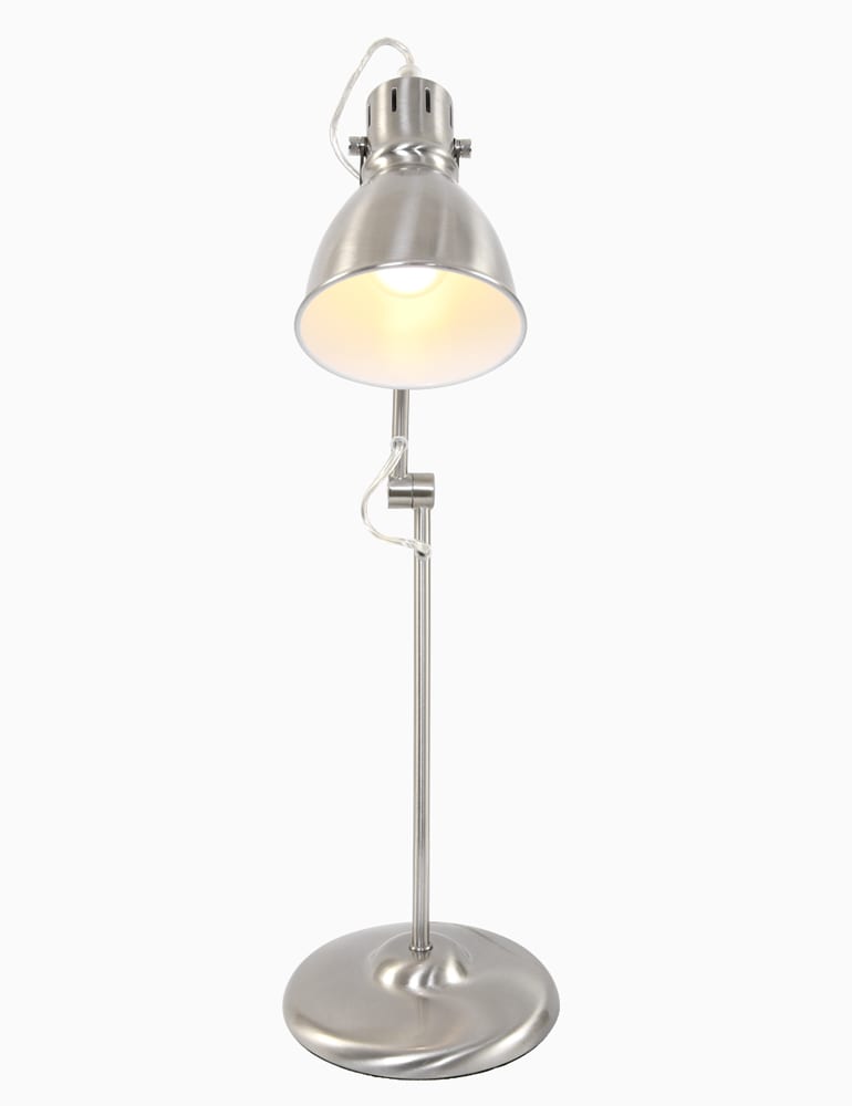 Verstellbare Schreibtischlampe Trio Leuchten Jasper stahlgrau – Bild 10