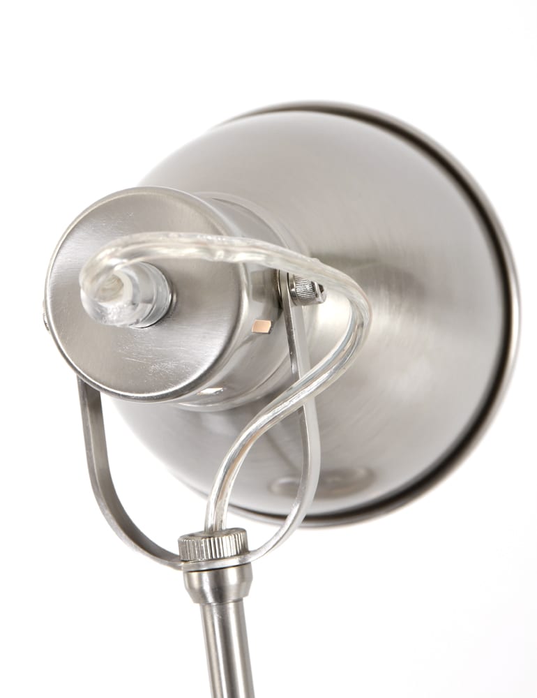 Verstellbare Schreibtischlampe Trio Leuchten Jasper stahlgrau – Bild 11