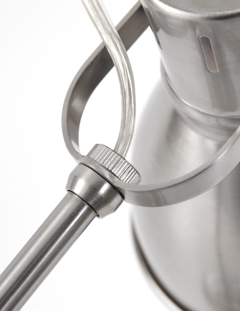 Verstellbare Schreibtischlampe Trio Leuchten Jasper stahlgrau – Bild 3