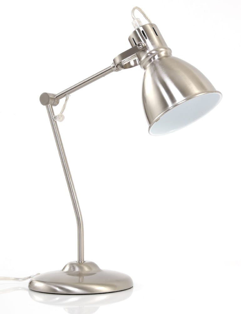 Verstellbare Schreibtischlampe Trio Leuchten Jasper stahlgrau – Bild 5