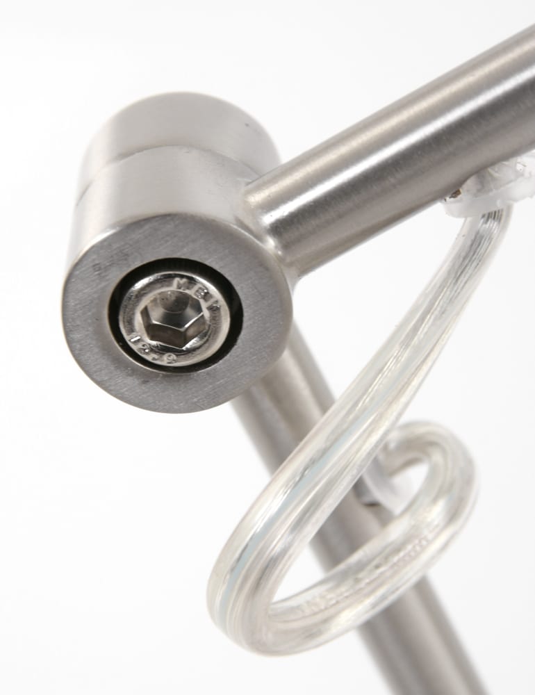 Verstellbare Schreibtischlampe Trio Leuchten Jasper stahlgrau – Bild 6