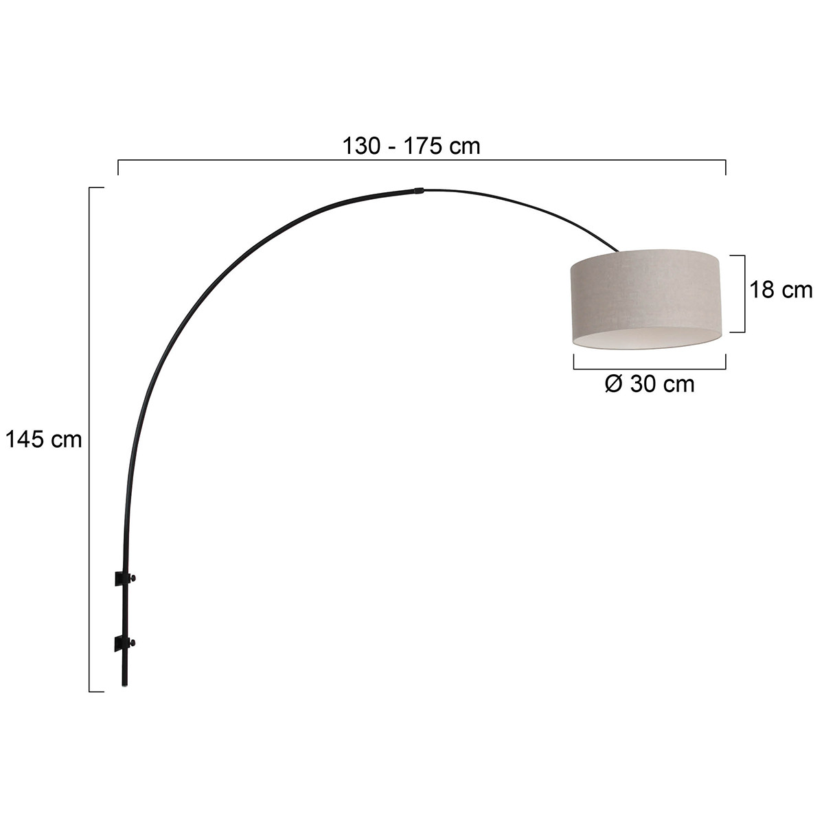Verstellbare Wandleuchte Steinhauer Sparkled Light – Bild 6