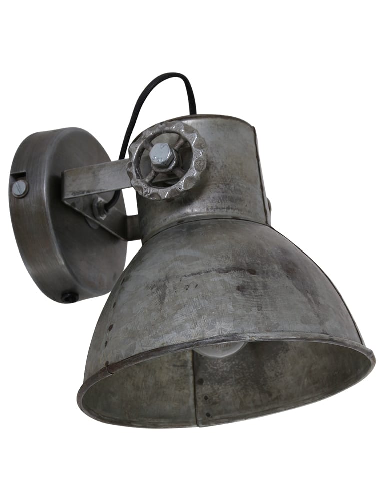 Verwitterte Wandleuchte Light & Living Elay Silber – Bild 3