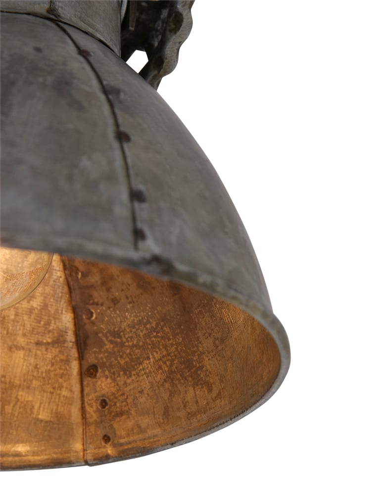 Verwitterte Wandleuchte Light & Living Elay Silber – Bild 4