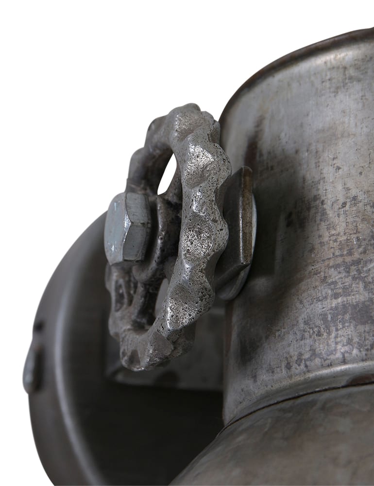 Verwitterte Wandleuchte Light & Living Elay Silber – Bild 6