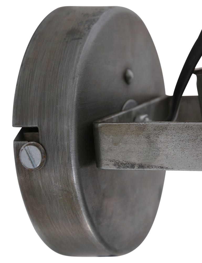 Verwitterte Wandleuchte Light & Living Elay Silber – Bild 8