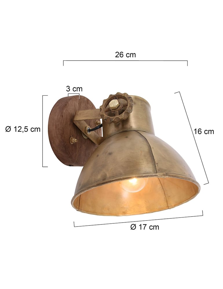 Verwitterte Wandleuchte Light & Living – Bild 9