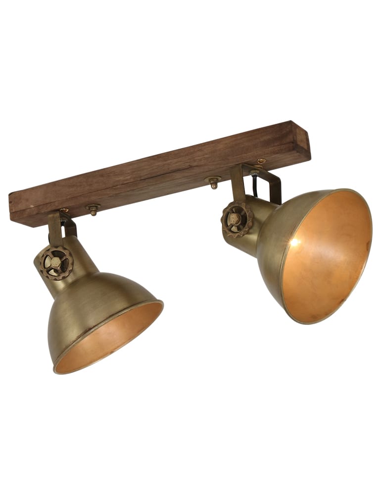 Vintage 2-flammige Lampe Light & Living – Bild 3