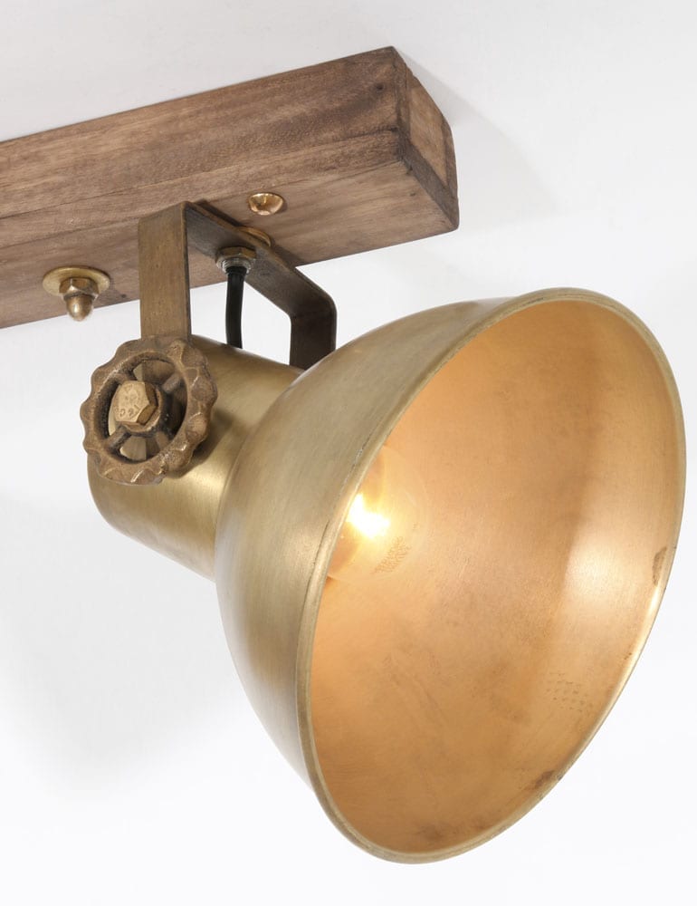 Vintage 2-flammige Lampe Light & Living – Bild 4