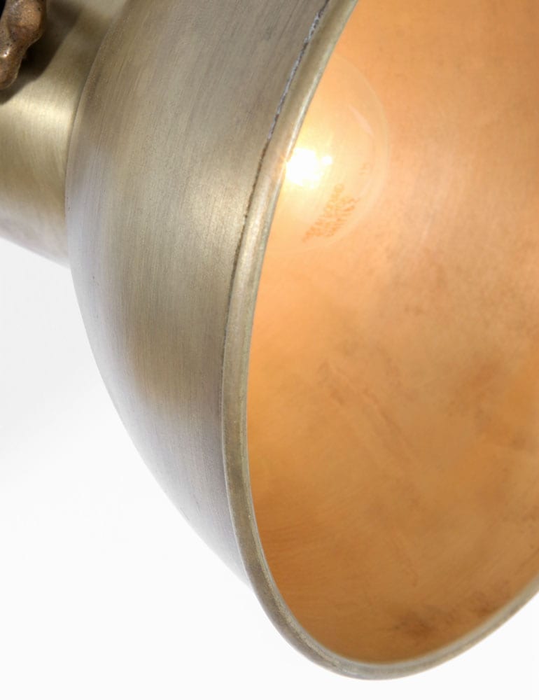 Vintage 2-flammige Lampe Light & Living – Bild 7