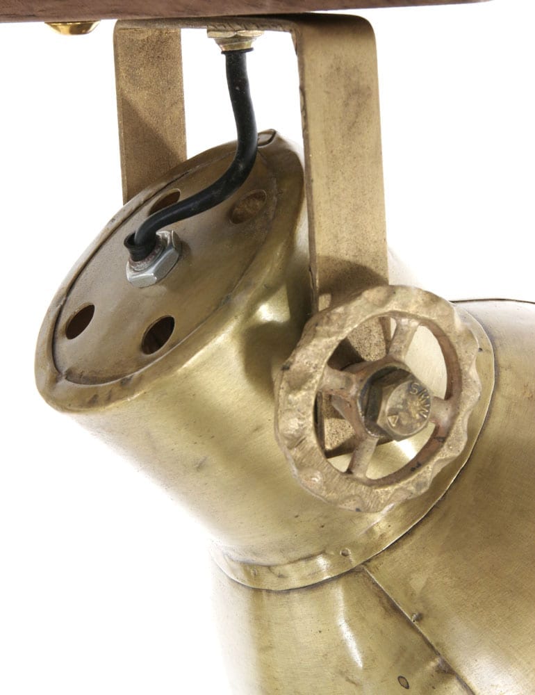 Vintage 3-flammige Lampe Light & Living – Bild 5