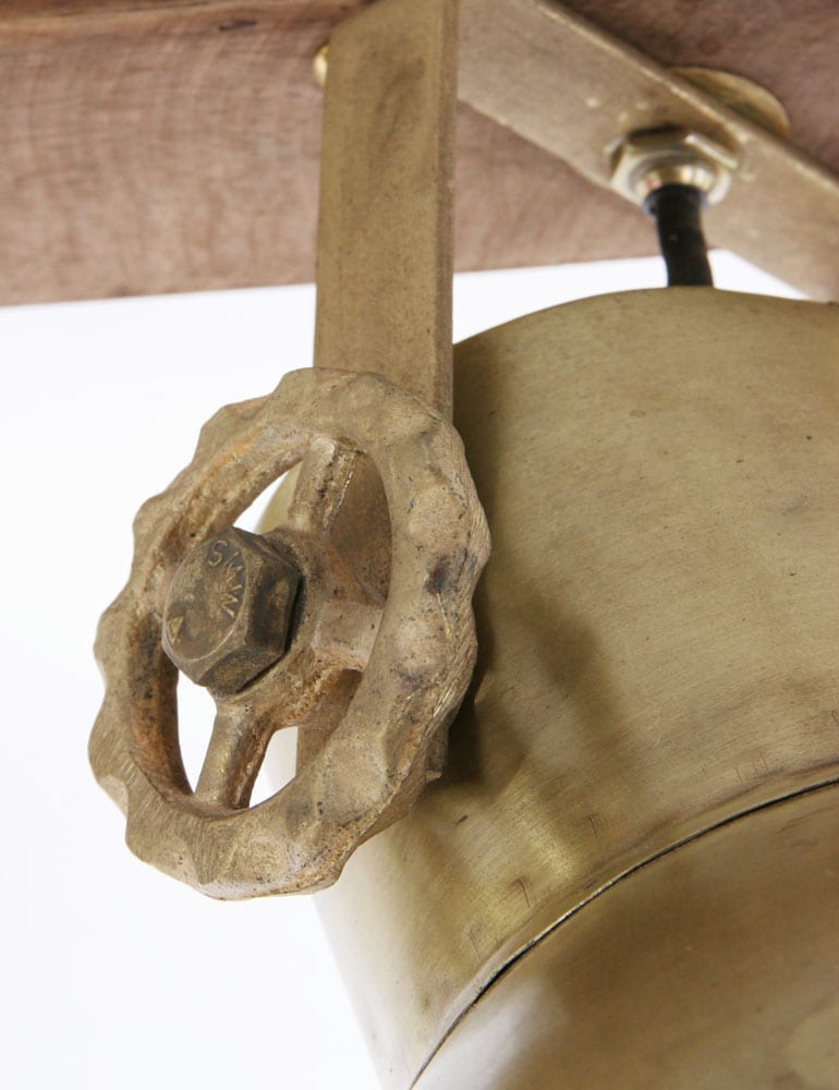 Vintage 3-flammige Lampe Light & Living – Bild 6