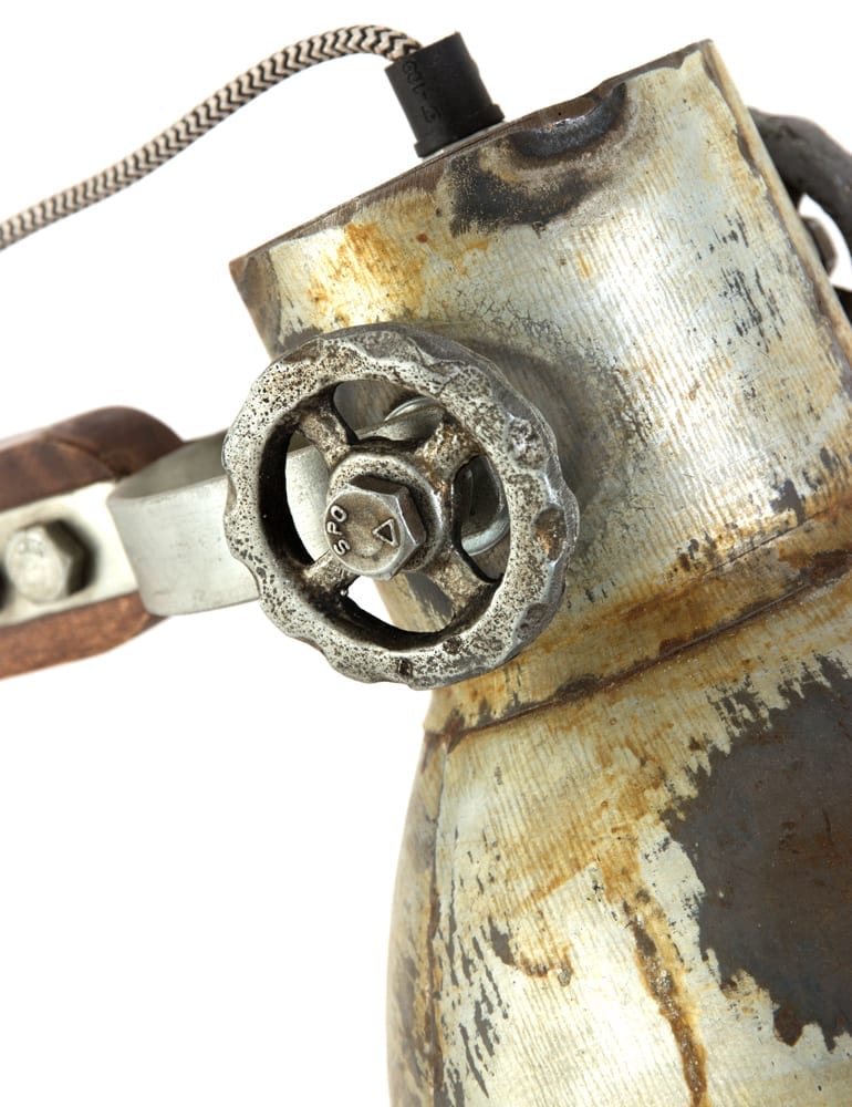 Vintage Bürolampe Light&Living Ekerd holz – Bild 2