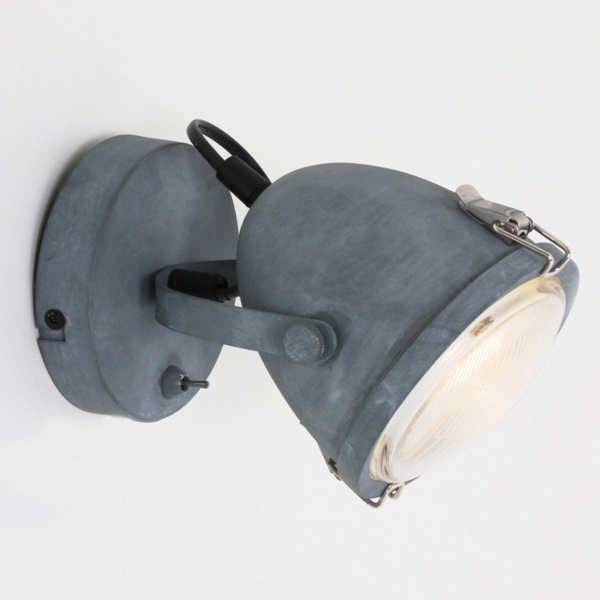 Industrieller grauer Metallglas-Spot Mexlite Paco – Bild 11