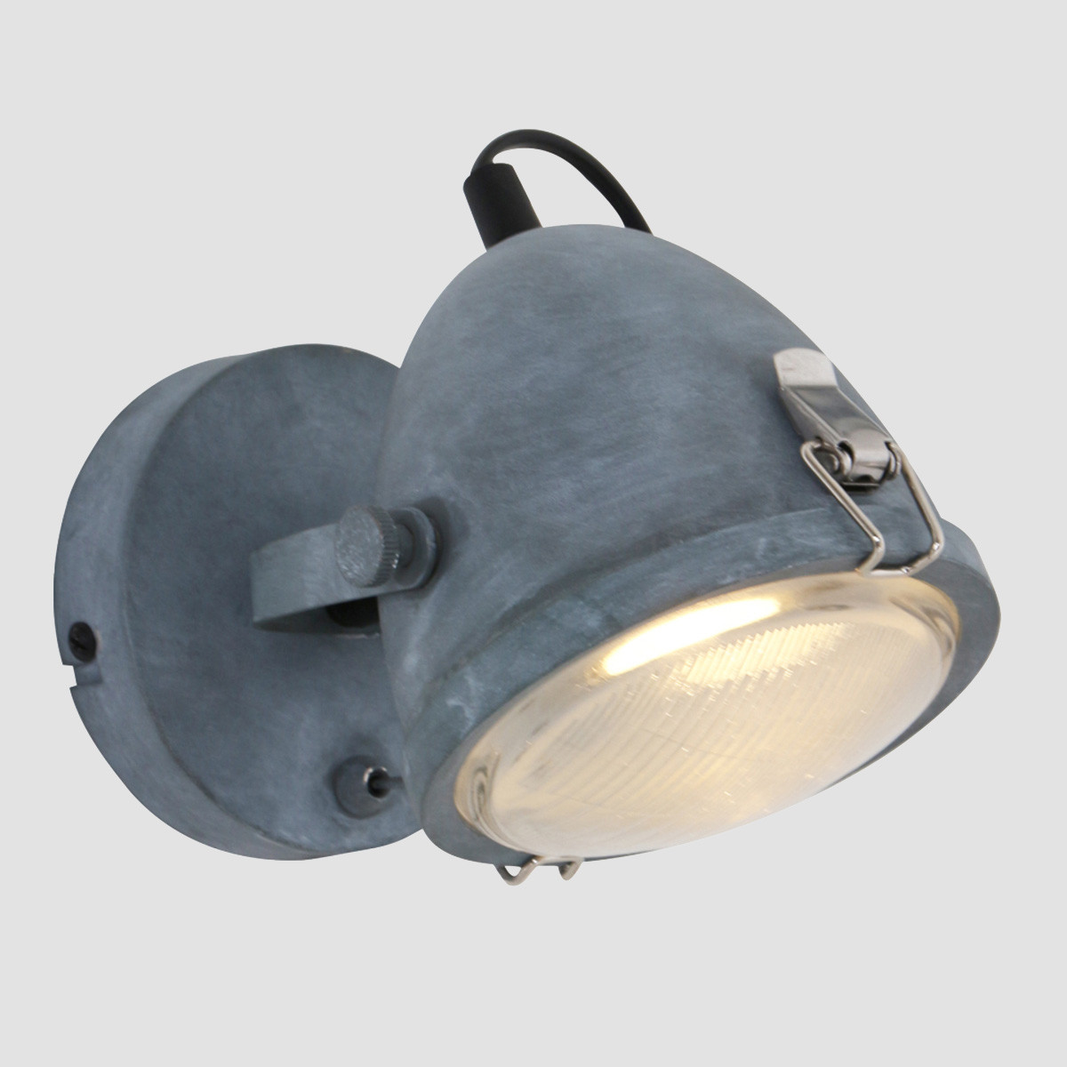 Industrieller grauer Metallglas-Spot Mexlite Paco – Bild 13