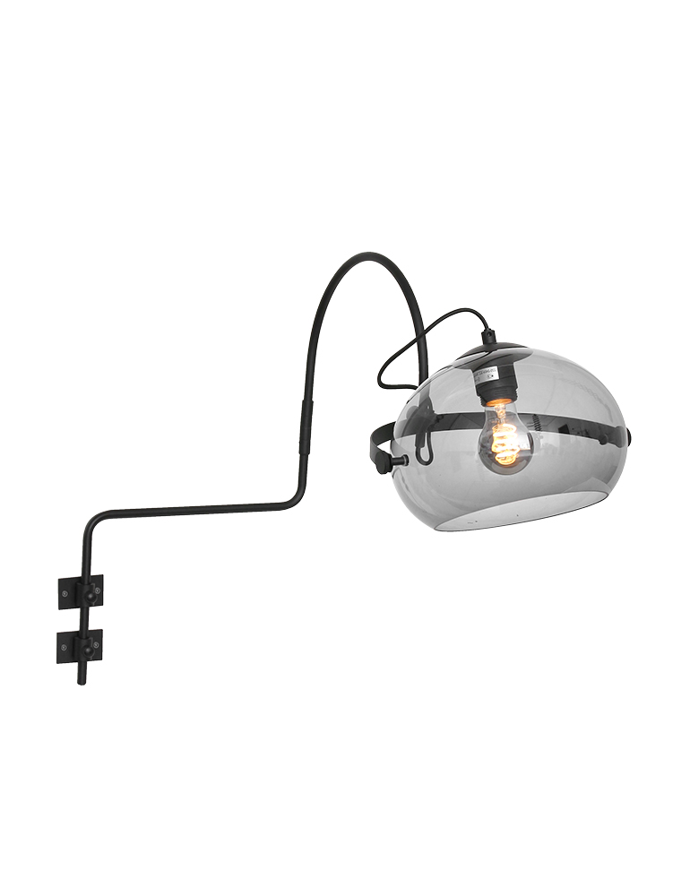 Retro schwarze Metall-Wandlampe Anne Light & Home Holgarsøn – Bild 14