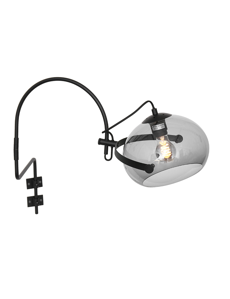 Retro schwarze Metall-Wandlampe Anne Light & Home Holgarsøn – Bild 15