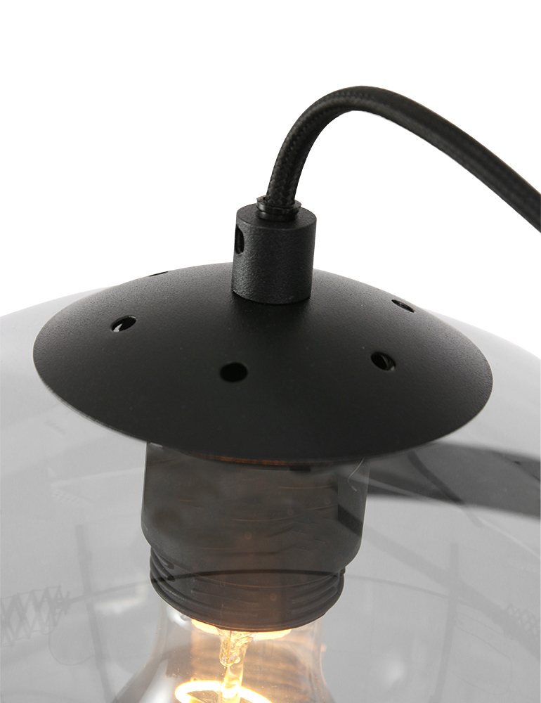Retro schwarze Metall-Wandlampe Anne Light & Home Holgarsøn – Bild 4