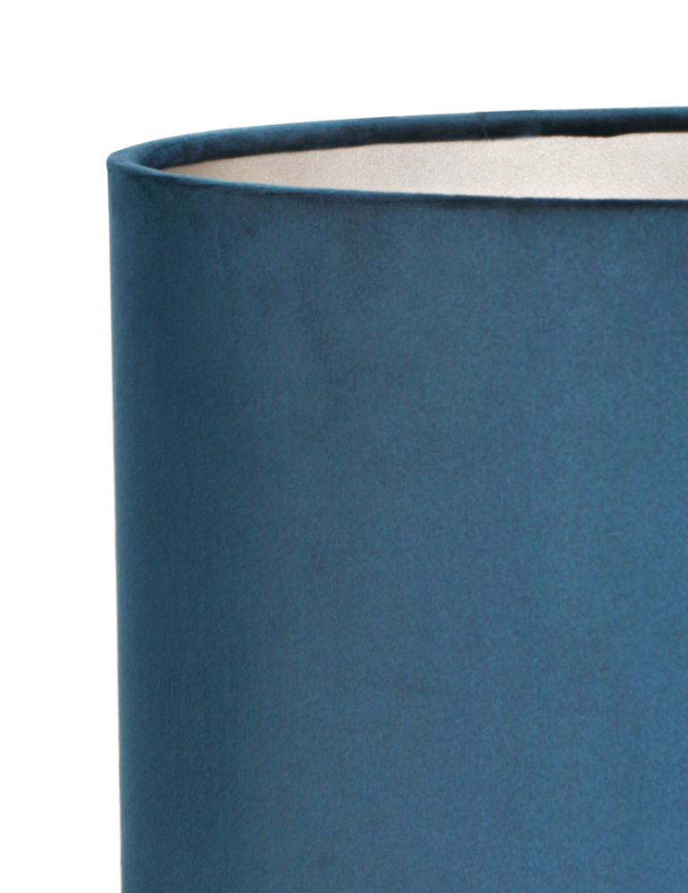 Wandleuchte neben dem Bett Light & Living Montana blauer Schirm – Bild 3