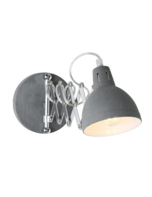 wandleuchte-scherenmechanismus-trio-leuchten-scissor-grau-1624gr