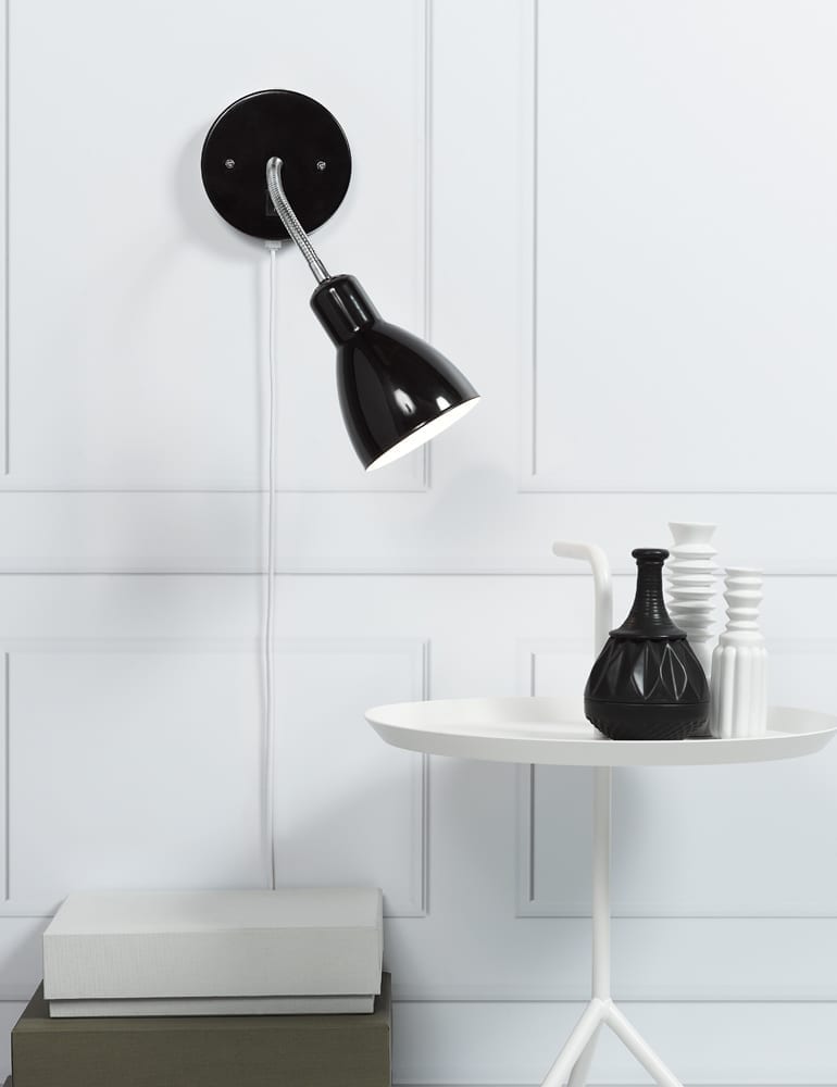 Wandleuchte schwarz schwenkbar Nordlux Cyclone – Bild 6
