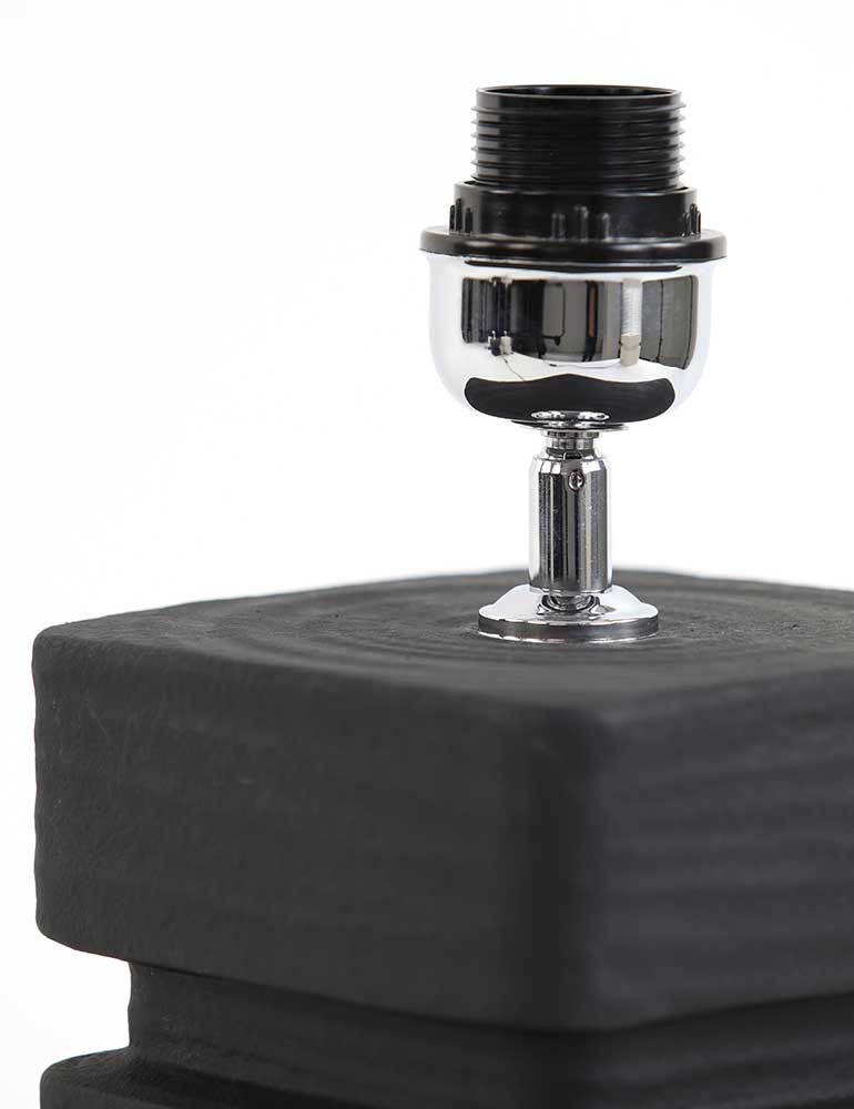 Zeitgenössische Designer-Flurlampe Light & Living Amta taupe und schwarz – Bild 3