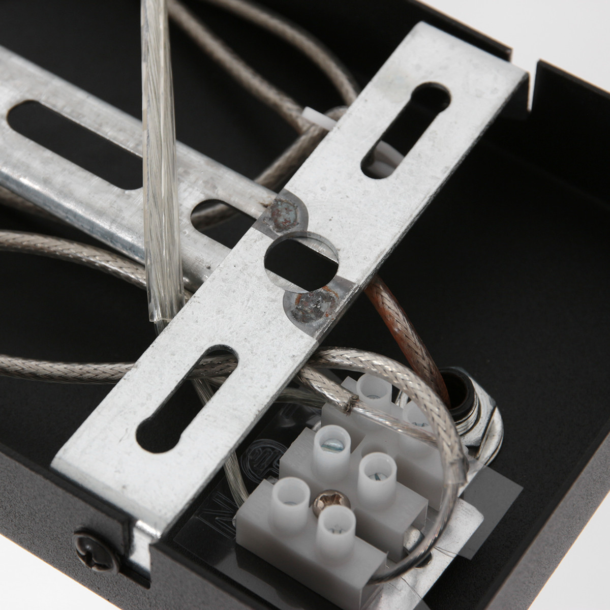 Moderne schwarze Metall-Hängeleuchte Steinhauer Stang – Bild 17