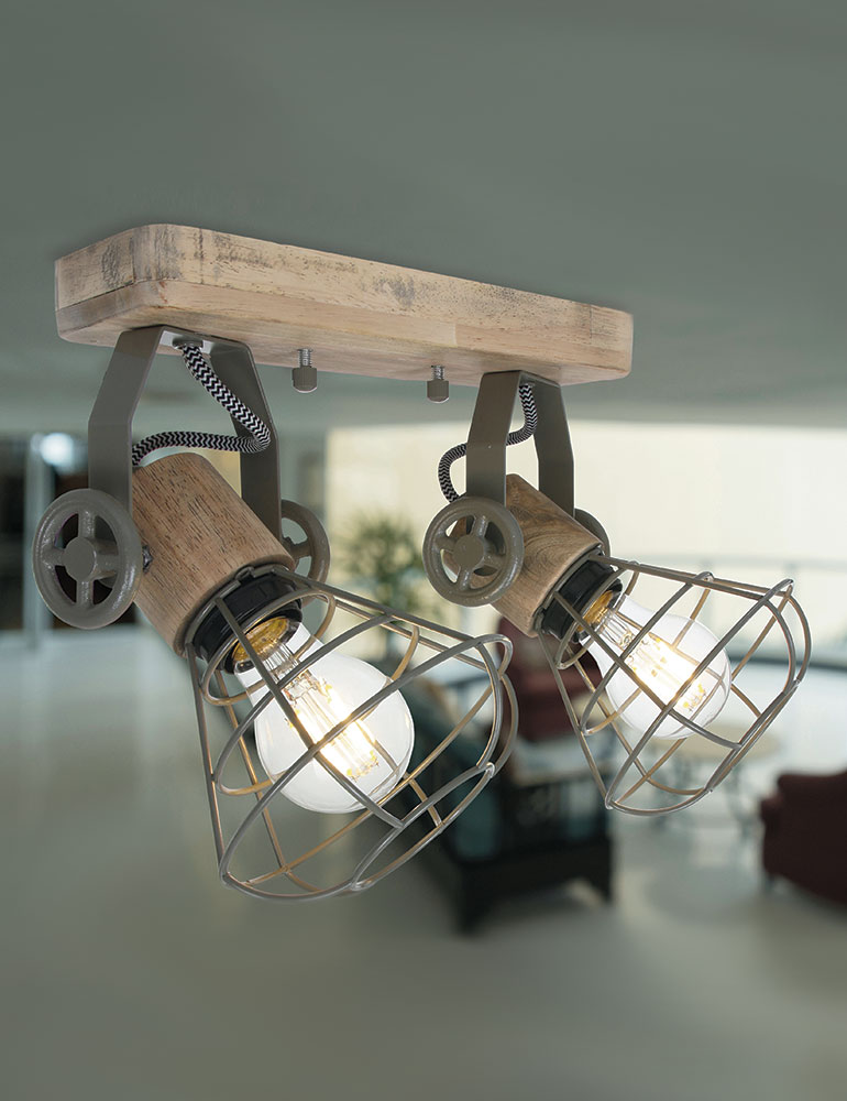 Zweilicht Draht Deckenspot Anne Light & Home Guersey – Bild 7