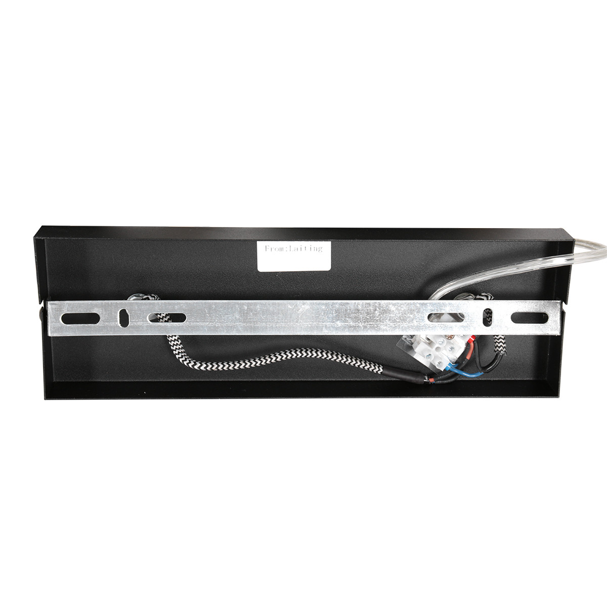 Zweiflammige Deckenleuchte Lampenschirm aus Stoff Mexlite Ornoir – Bild 14