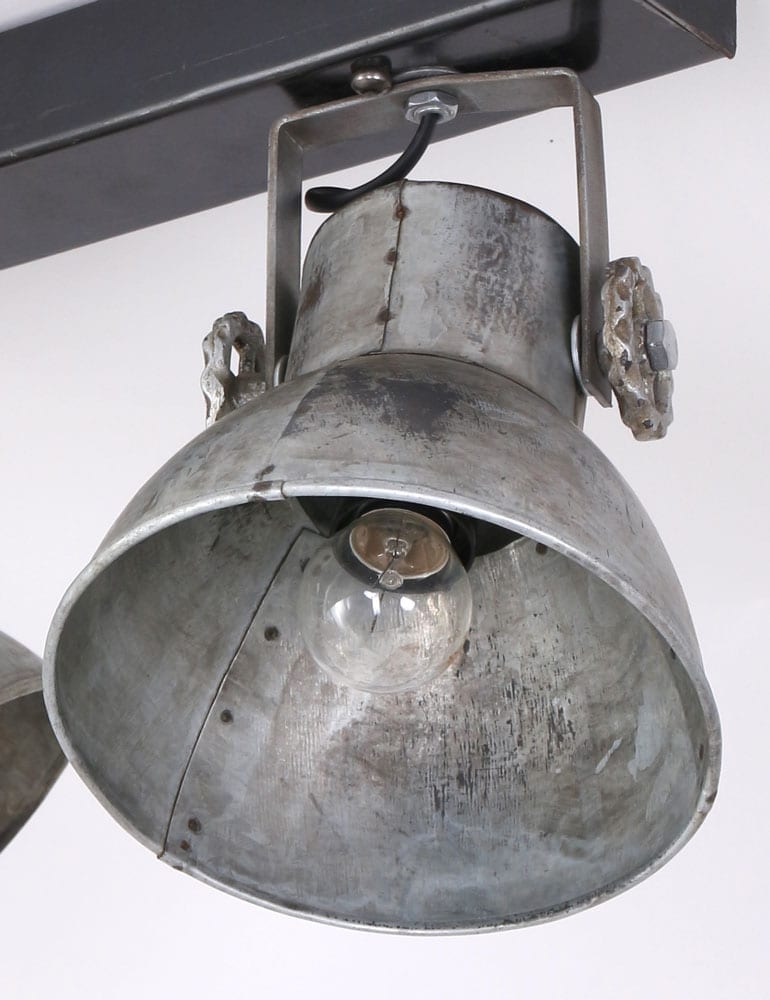 Zweiflammiger Deckenstrahler Light & Living Elay silber – Bild 3