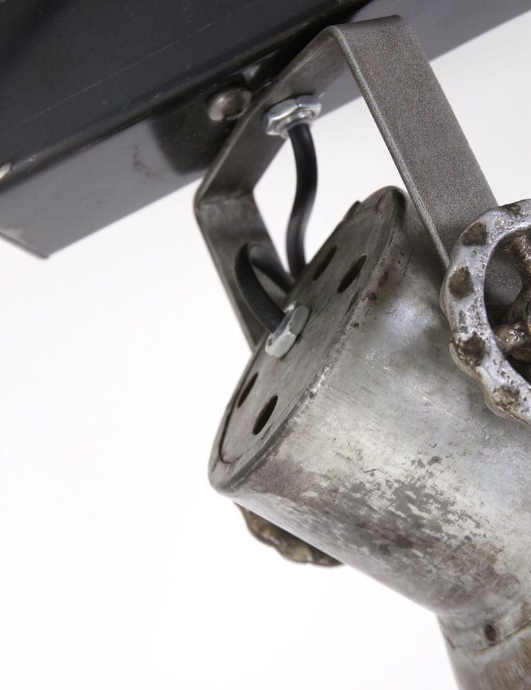 Zweiflammiger Deckenstrahler Light & Living Elay silber – Bild 5