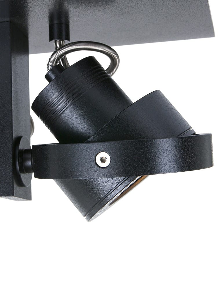 Doppelter schwarzer Aufbauspot Steinhauer Quatro – Bild 5