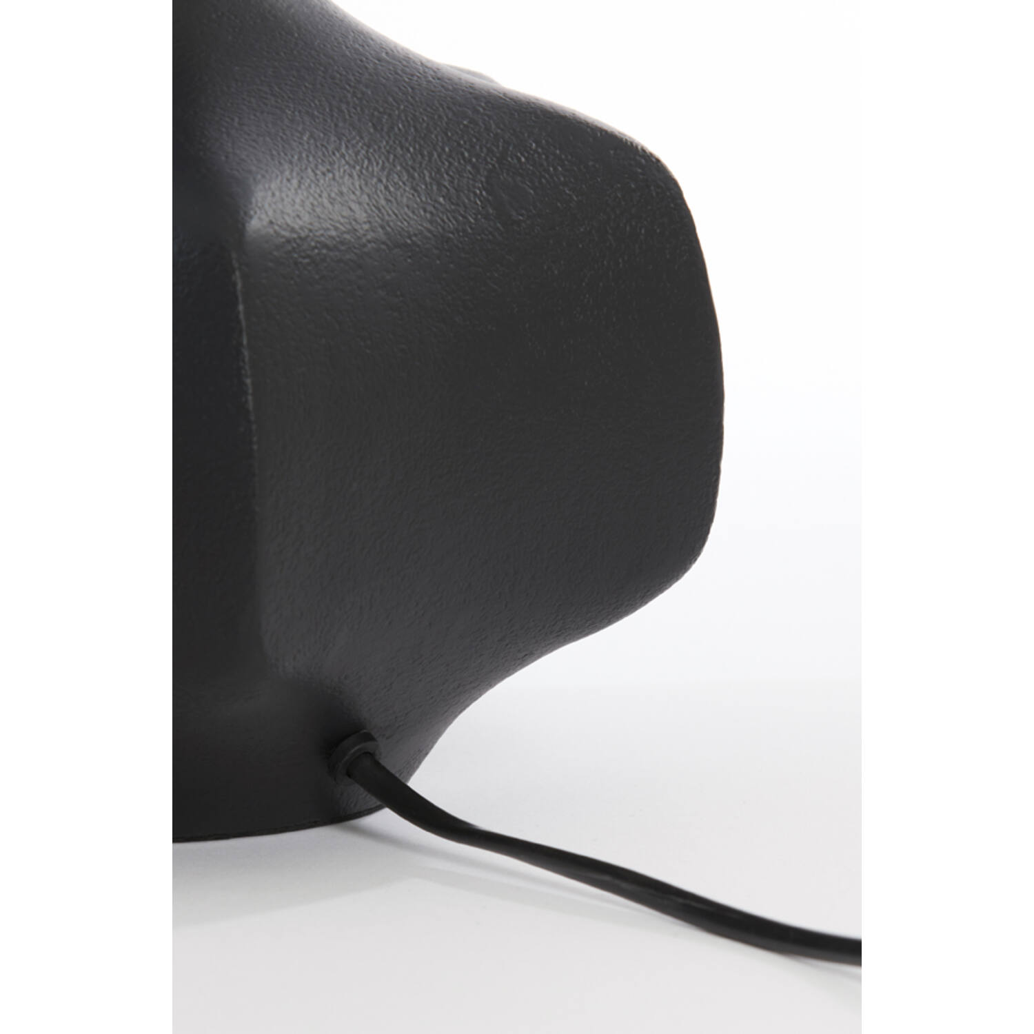 Moderne schwarze Tischlampe Light & Living Barril – Bild 4