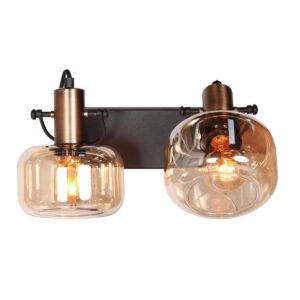 doppelte-bronzene-wandlampe-aus-glas-steinhauer-glaslic-bronze-und-schwarz-3865br-1