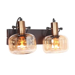 doppelte-bronzene-wandlampe-aus-glas-steinhauer-glaslic-bronze-und-schwarz-3865br