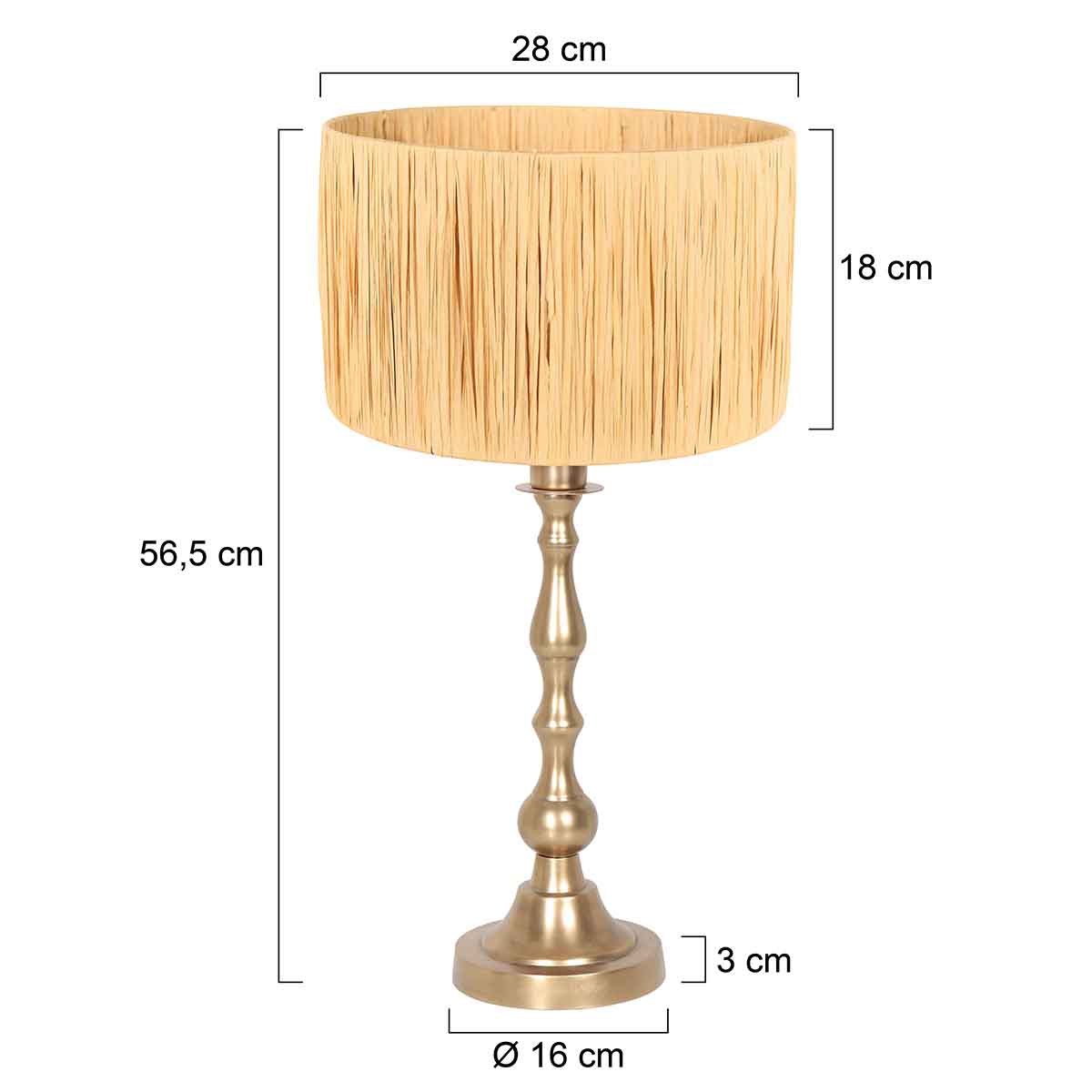 Klassische Metall Tischlampe Steinhauer Bassiste – Bild 6