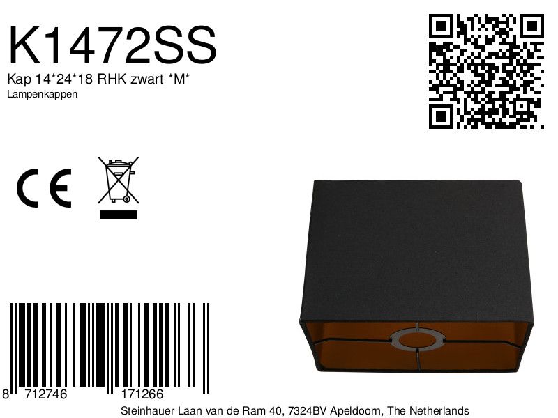 Trendige schwarze Stoff-Lampenabdeckung Mexlite – Bild 6