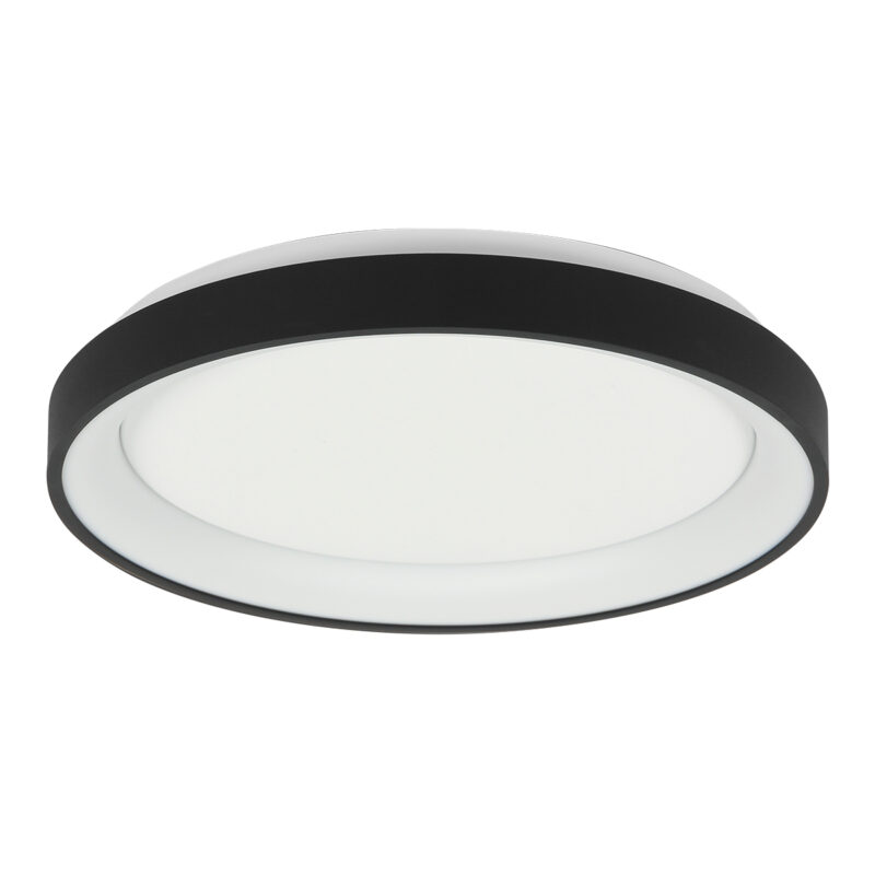 Led Runde Lampe Moderne Schwarze Runde LED Deckenlampe Steinhauer Ringlede ...