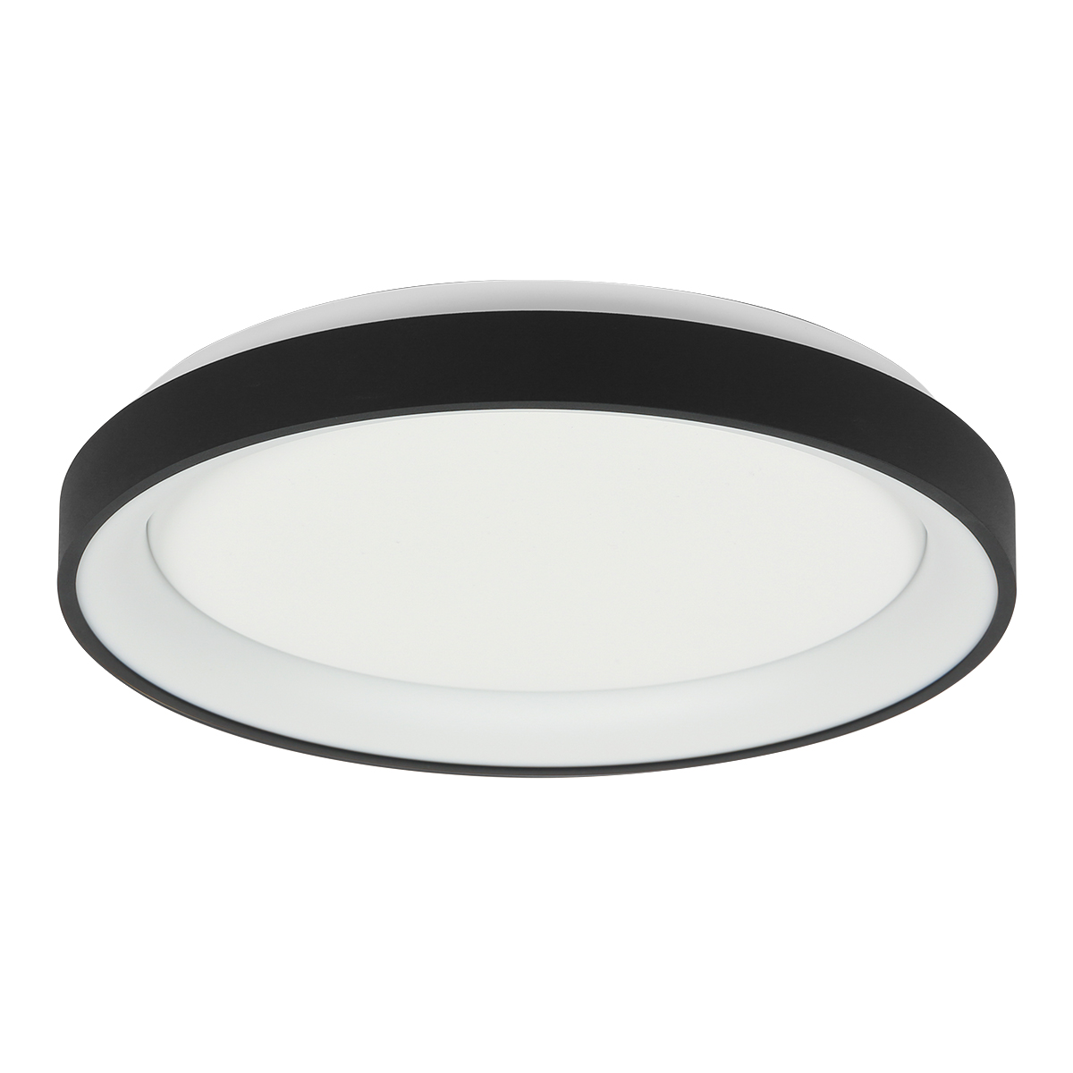 Moderne Schwarze Runde LED Deckenlampe Steinhauer Ringlede – Bild 2