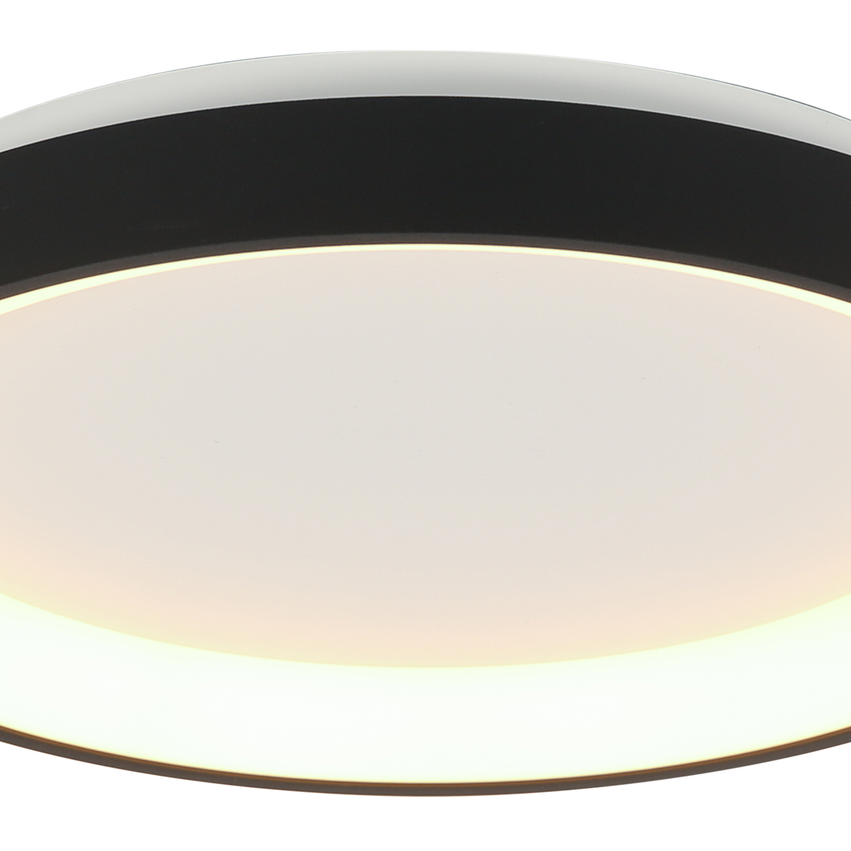 Moderne Schwarze Runde LED Deckenlampe Steinhauer Ringlede – Bild 6