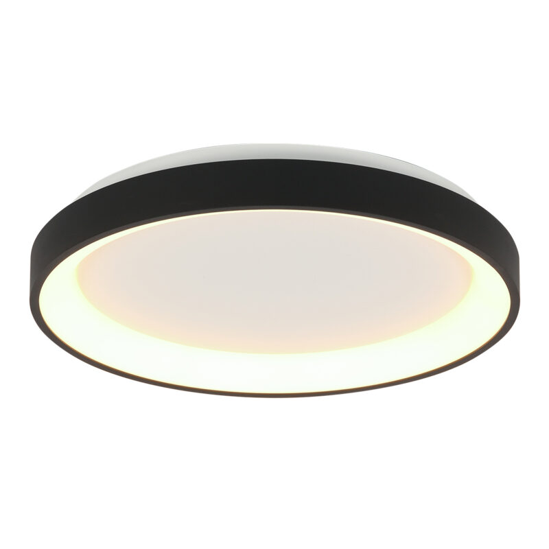 Led Runde Lampe Moderne Schwarze Runde LED Deckenlampe Steinhauer Ringlede ...